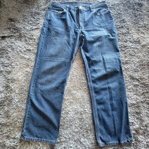 Men's Carhartt Medium Wash Denim Blue Jeans 40 x 32